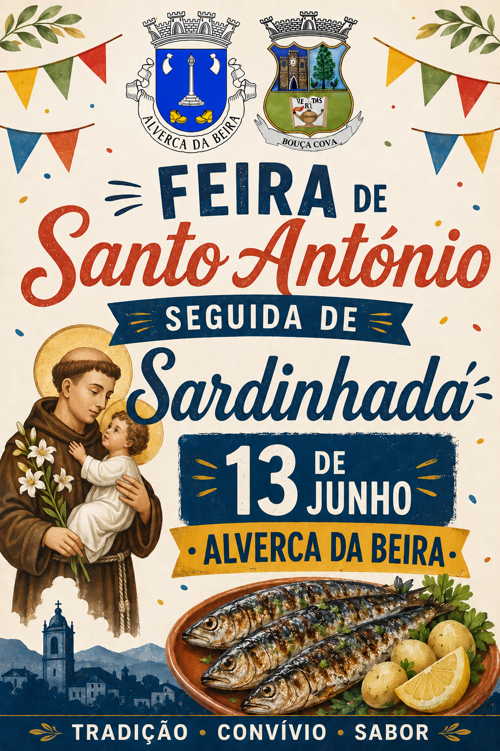 Feira Santo António e Sardinhada em Alverca da Beira